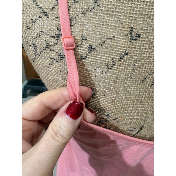 Cato Camisole Tank Top Womens XL Pink Spaghetti Strap Scoop Neck Stretch - Picture 8 of 11